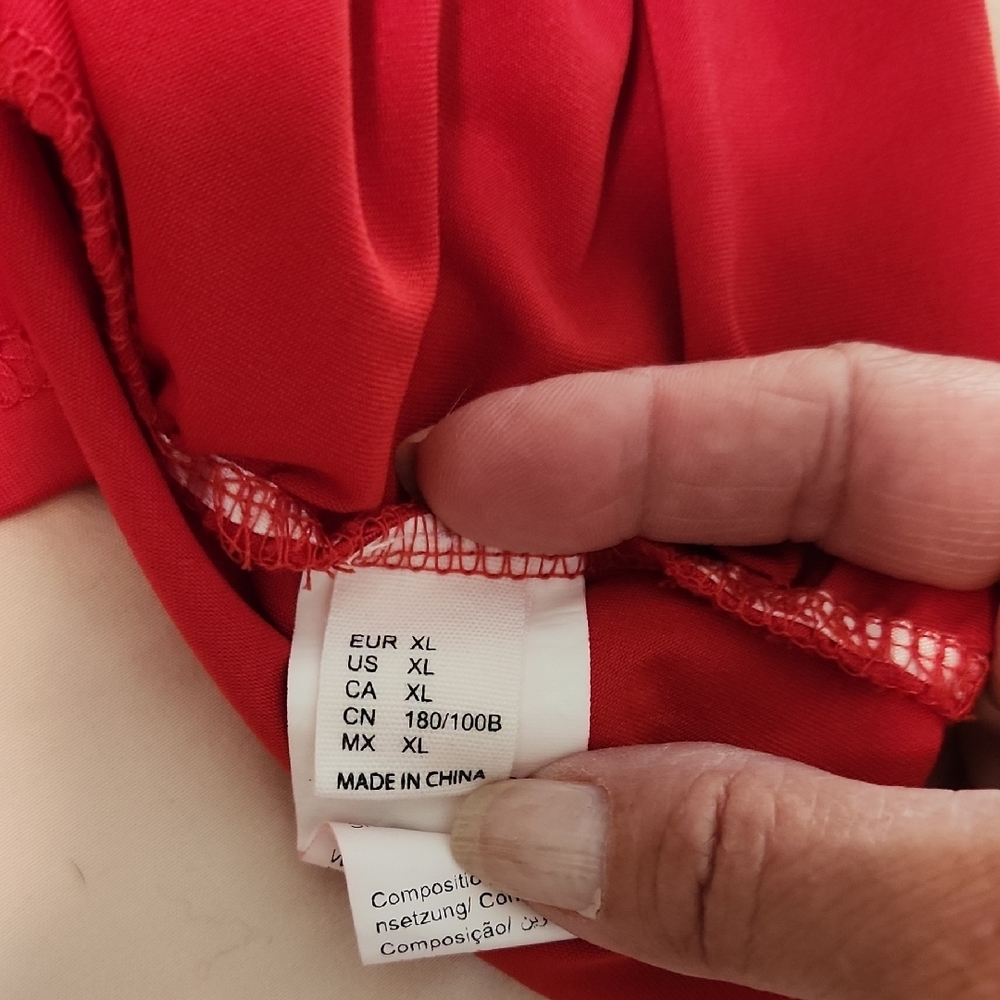 Red Halter Top - Picture 4 of 4
